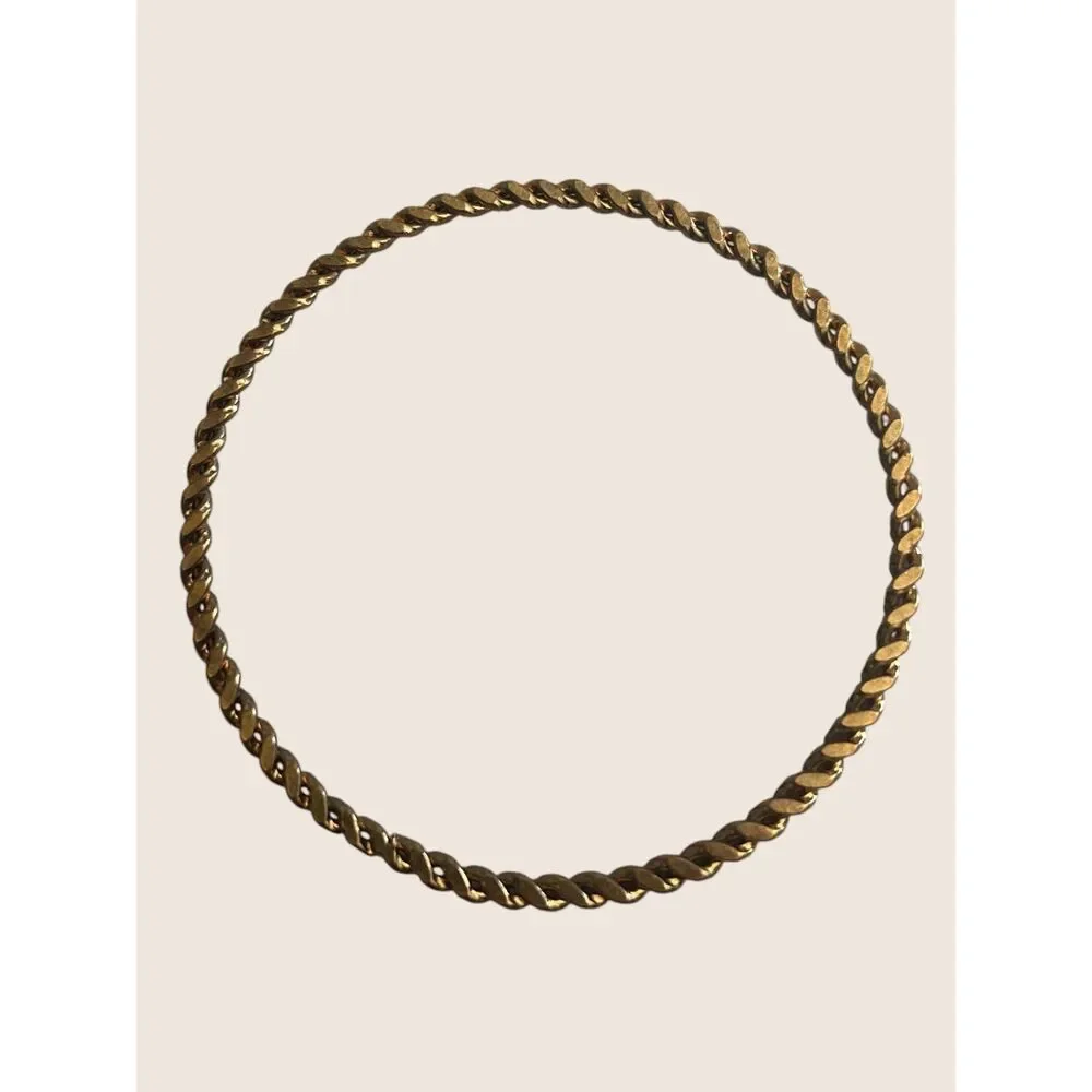 ✨ VTG 80s COPPER MULT STRAND ROPE TWIST STACKING BANGLE BRACELET HEALING ENERGY